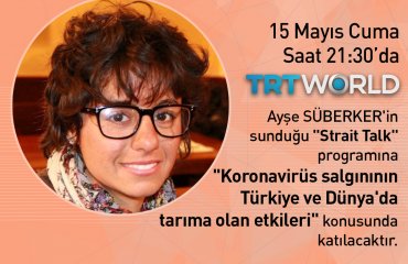 Bitkisel Üretim ve Teknolojileri Bölümü Öğretim Üyemiz Dr. Sevim Seda Yamaç, TRT World Strait Talk Programında Ayşe Süberker'in Konuğu Oluyor
